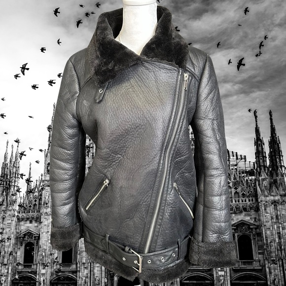 Women’s leather/fur like jacket - Picture 2 of 8